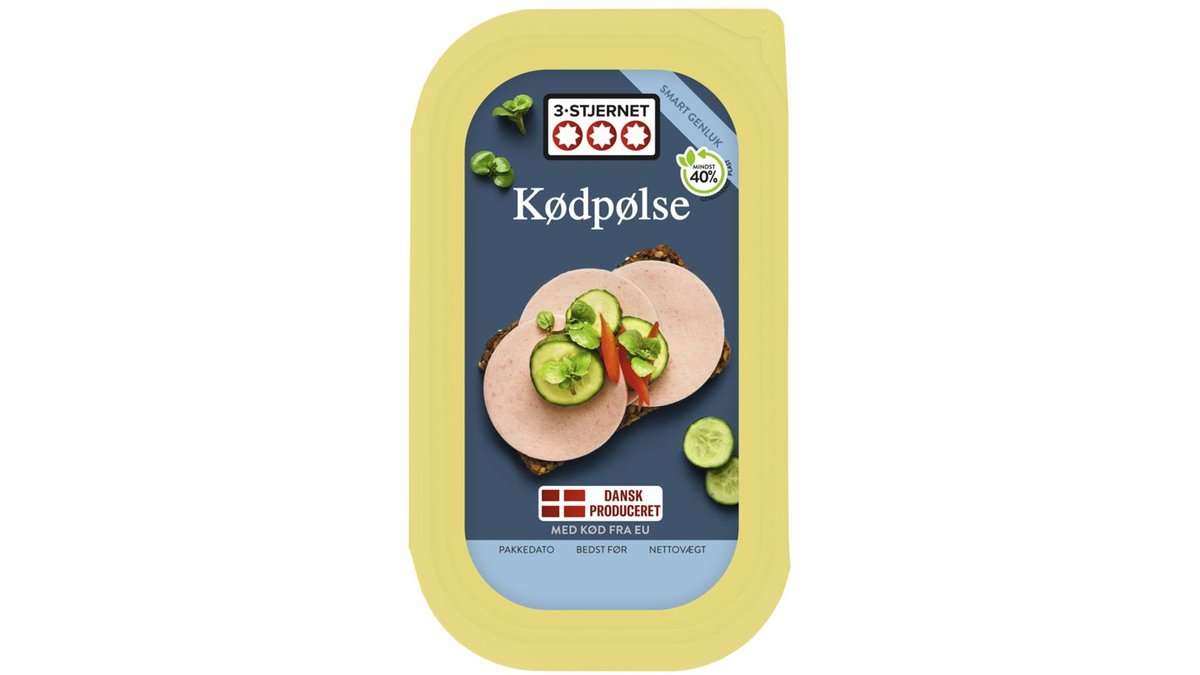 Kødpølse i skiver, 3-stjernet