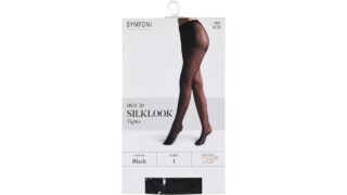 Tights silklook str. S/M 20 Den sort, Symfoni