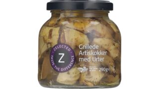 Grillede artiskokker m. urter, Zelected