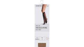 Knee high i silklook amber one size 2-pak, Symfoni
