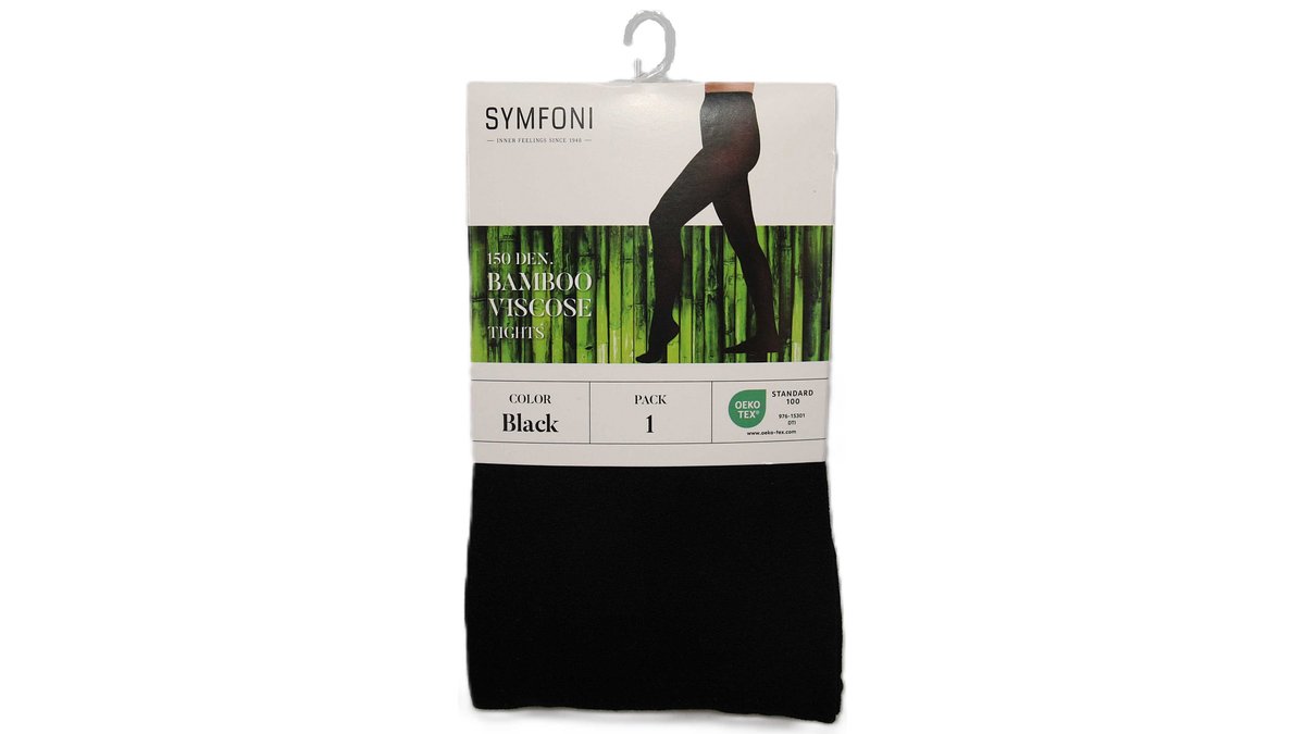 Tights af bambus/viskose str. XXL 150 den, Symfoni