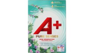 Vaskepulver t. kulørt & hvid pure senses refresh, A+