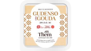 Ost i skiver Gudensø gouda 46+ øko. Them