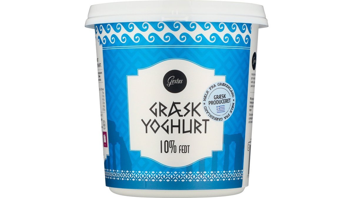 Græsk yoghurt 10%, Gestus