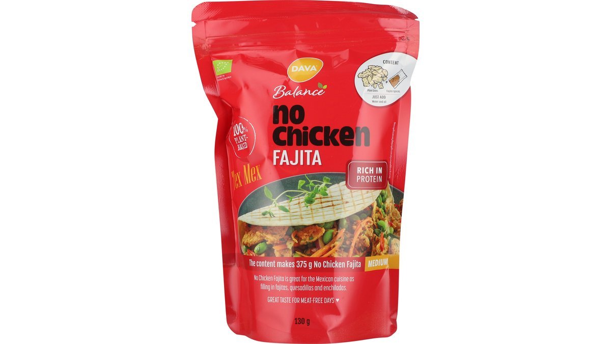 No Chicken Fajita øko. DAVA