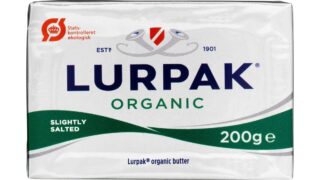 Smør let saltet øko. Lurpak
