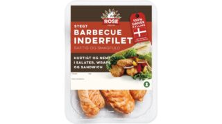 Kyllingeinderfilet m. BBQ (stegt), Rose