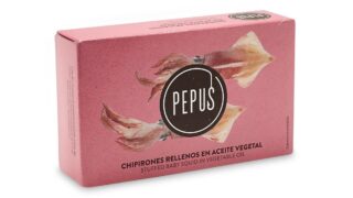 Fyldte blæksprutter i solsikkeolie, Pepus