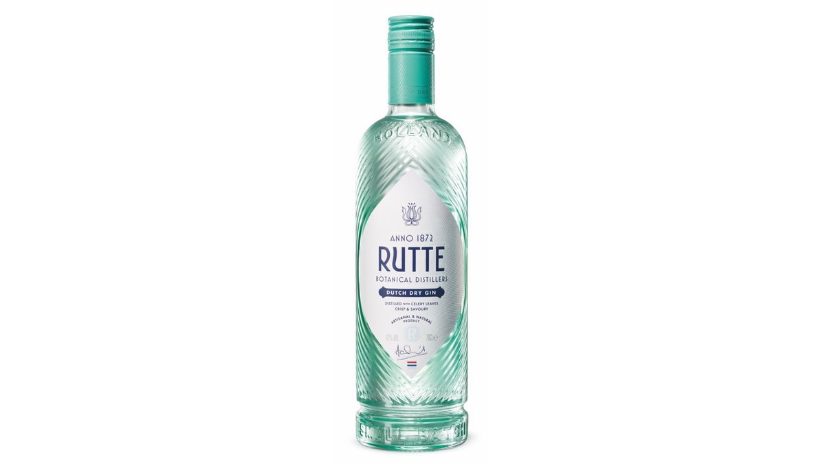 Dutch Dry Gin 43%, Rutte