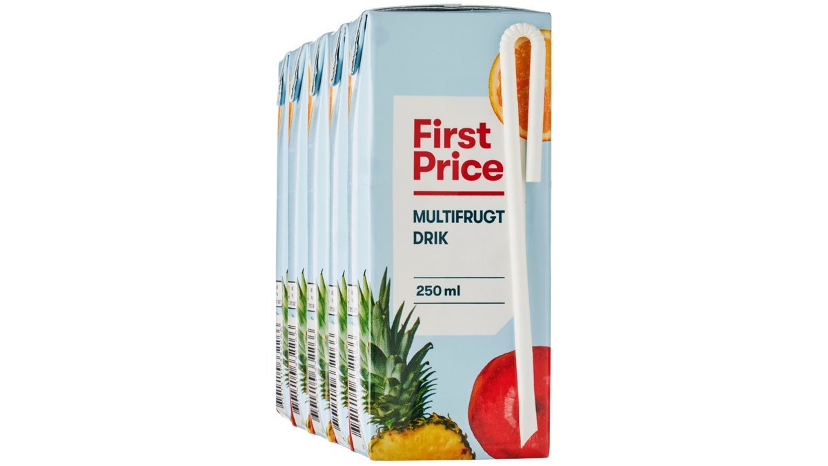 Multifrugtnektar 5 x 250 ml, First Price