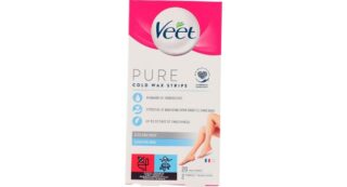 Hårfjerningsstrips t. ben Pure Cold Wax Legs, Veet