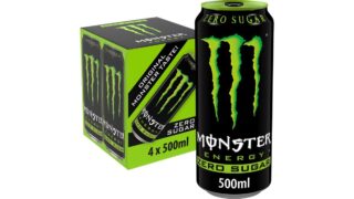 Energidrik 4-pak Energy Zero Sugar, Monster
