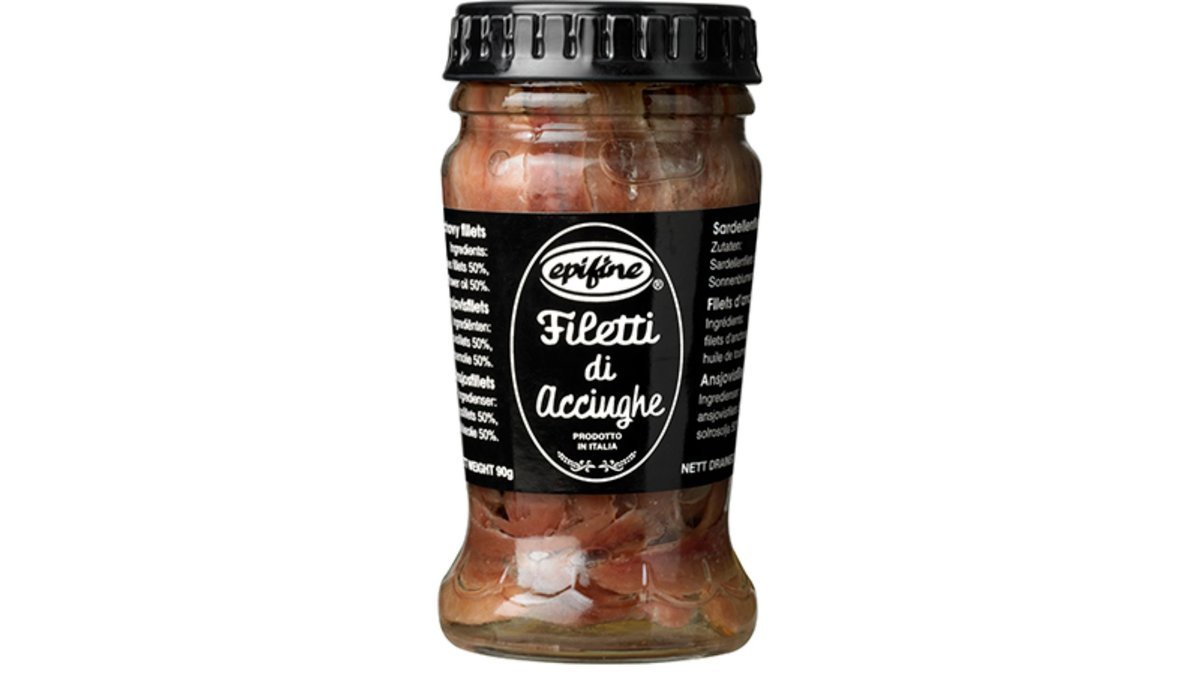 Ansjosfilet i olie, Epifine