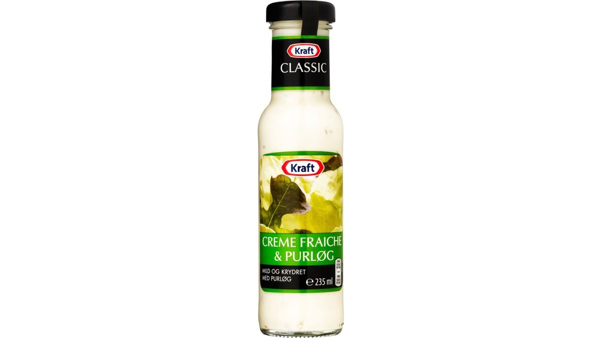 Creme fraiche & purløg dressing, Kraft