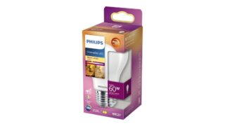 LED pære classic 60W E27 Warm Glow, Philips