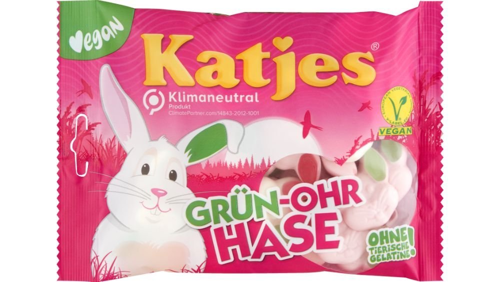 Skumslik grøn-øre harer, Katjes