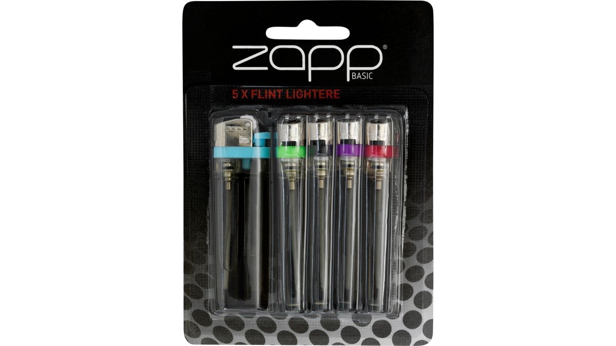 Lightere 5-pak, Zapp