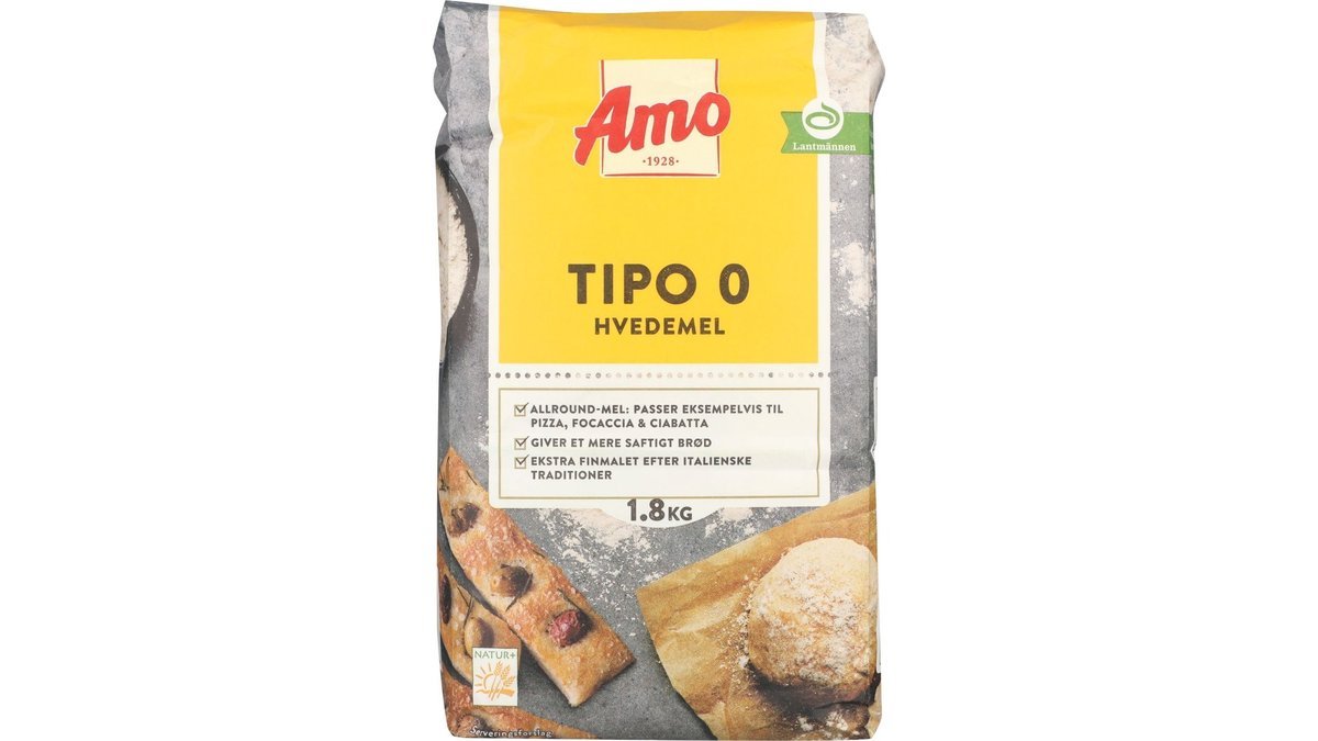 Hvedemel Tipo 0, Amo