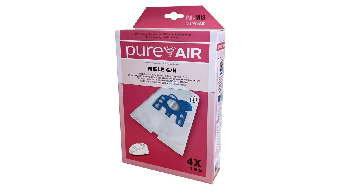 Støvsugerposer t. Miele G/N, Pureair