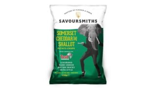 Chips m. Cheddar & Skalotte løg, Savoursmiths
