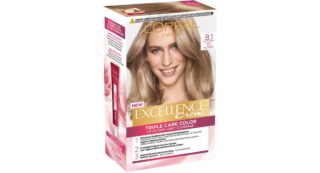 Hårfarve Excellence lys blond nr. 8,1, L'Oréal