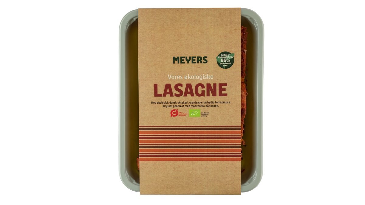 Lasagne 900g øko. Meyers