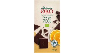 Chokoladeplade m. orange øko. Grøn Balance