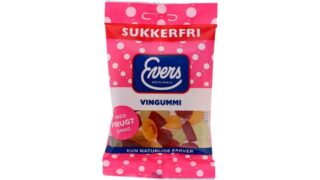 Vingummi sukkerfri, Evers