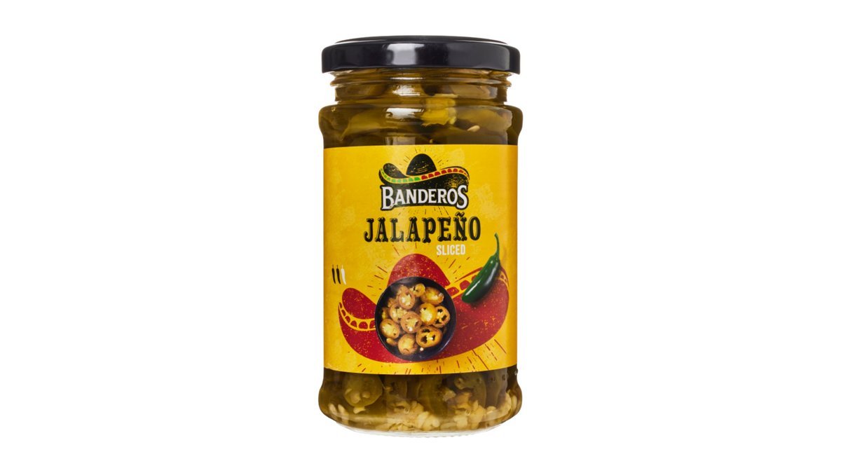 Jalapenos i skiver, Banderos