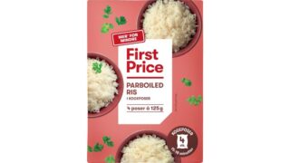 Ris Kogepose parboiled, First Price