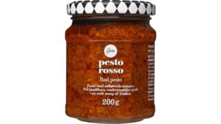 Pesto rød, Gestus