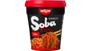 Instant kopnudler m. chili, Nissin Soba