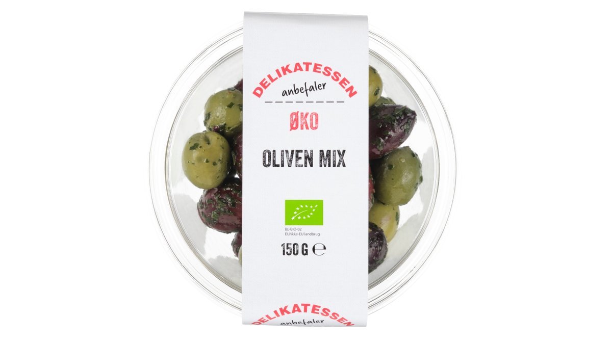 Oliven Mix øko. Delikatessen anbefaler