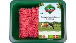 Hakket oksekød 9-15% øko. Friland økologi