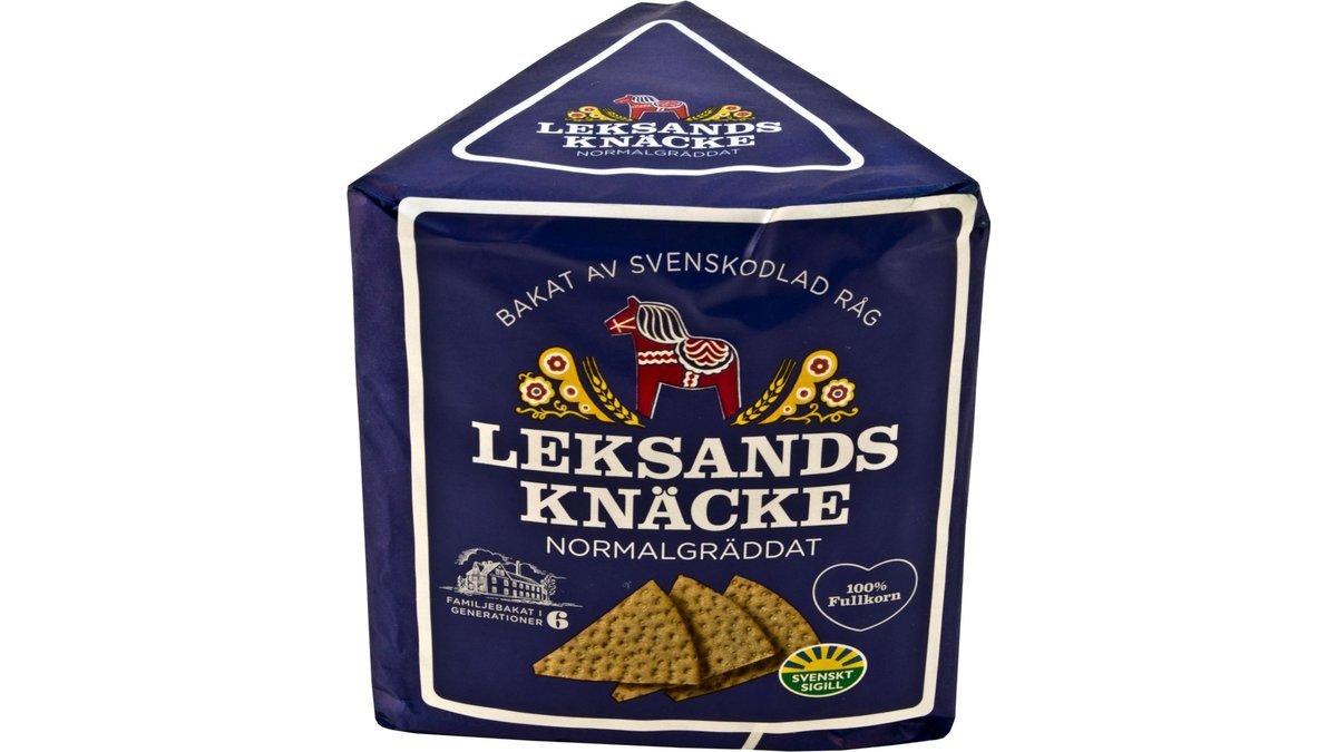 Knækbrød m. fuldkorn, Leksands Knäcke