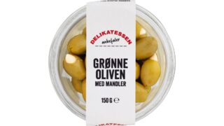 Oliven grønne m. mandler, Delikatessen anbefaler