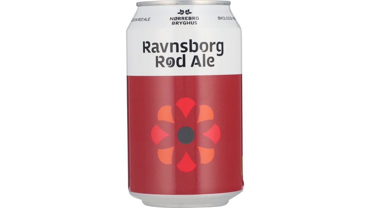 Ravnsborg Rød dåse 5,5% øko. Nørrebro Bryghus