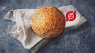 Rundstykke m. blå birkes øko.