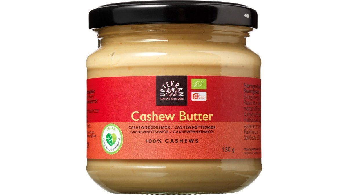 Cashewnøddesmør øko. Urtekram