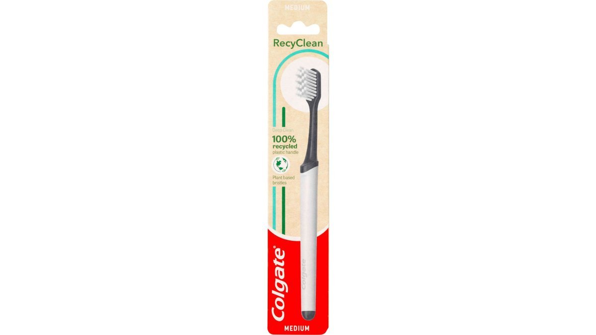 Tandbørste RecyClean Medium, Colgate
