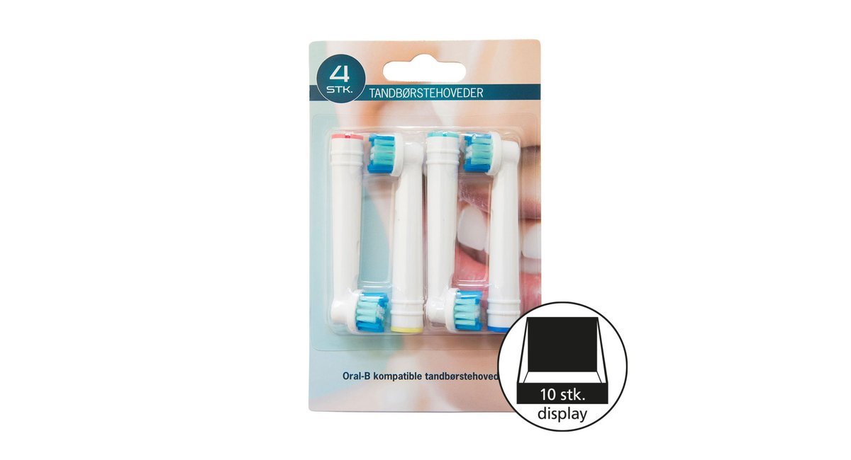 Tandbørstehoveder udskiftelige