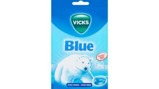 Halspastiller m. menthol sukkerfri, Vicks Blue