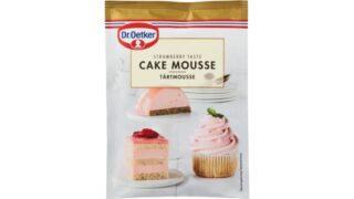 Kagemoussepulver m. jordbær, Dr. Oetker