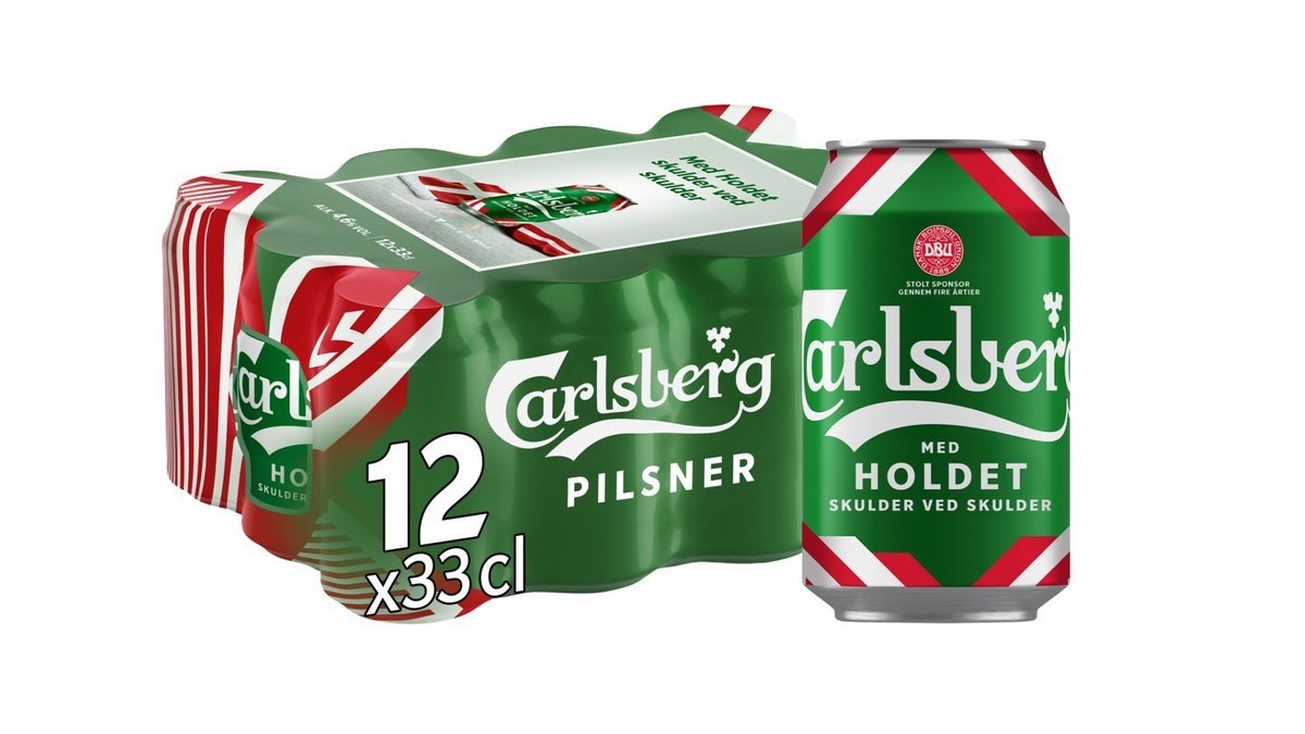 Carlsberg Pilsner pack 12 dåser 33cl