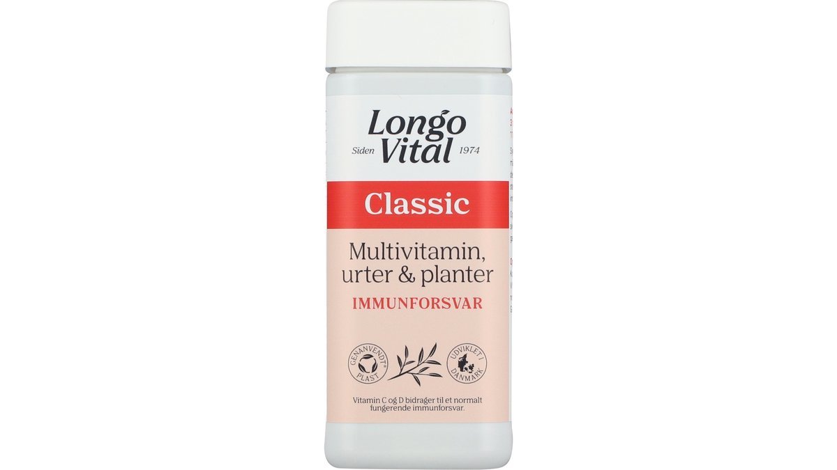 Multivitamin m. urter & planter, LongoVital