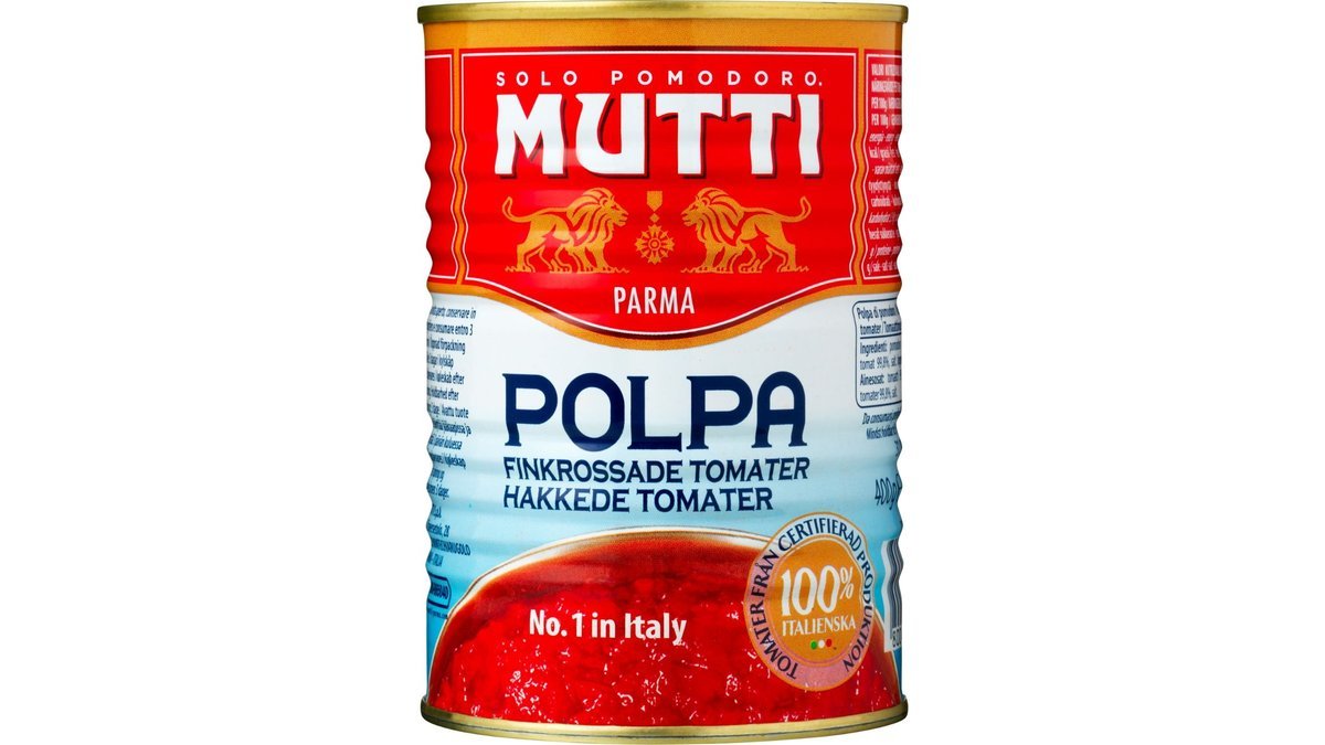 Hakkede tomater, Mutti