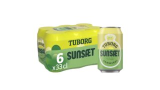 Grøn Tuborg Sunsæt 4,6% 6-pak