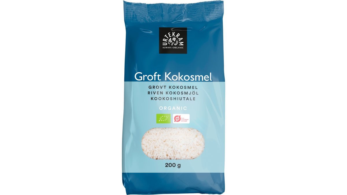 Kokosmel grov øko. Urtekram