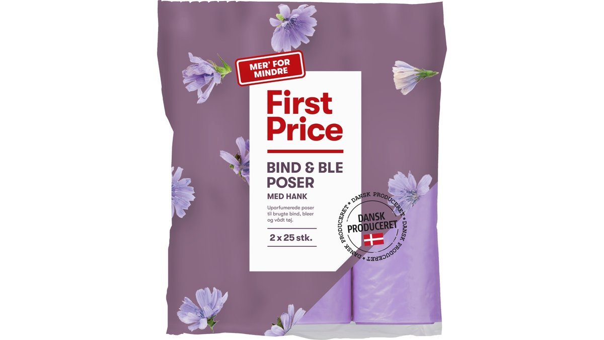 Bind- og bleposer, First Price