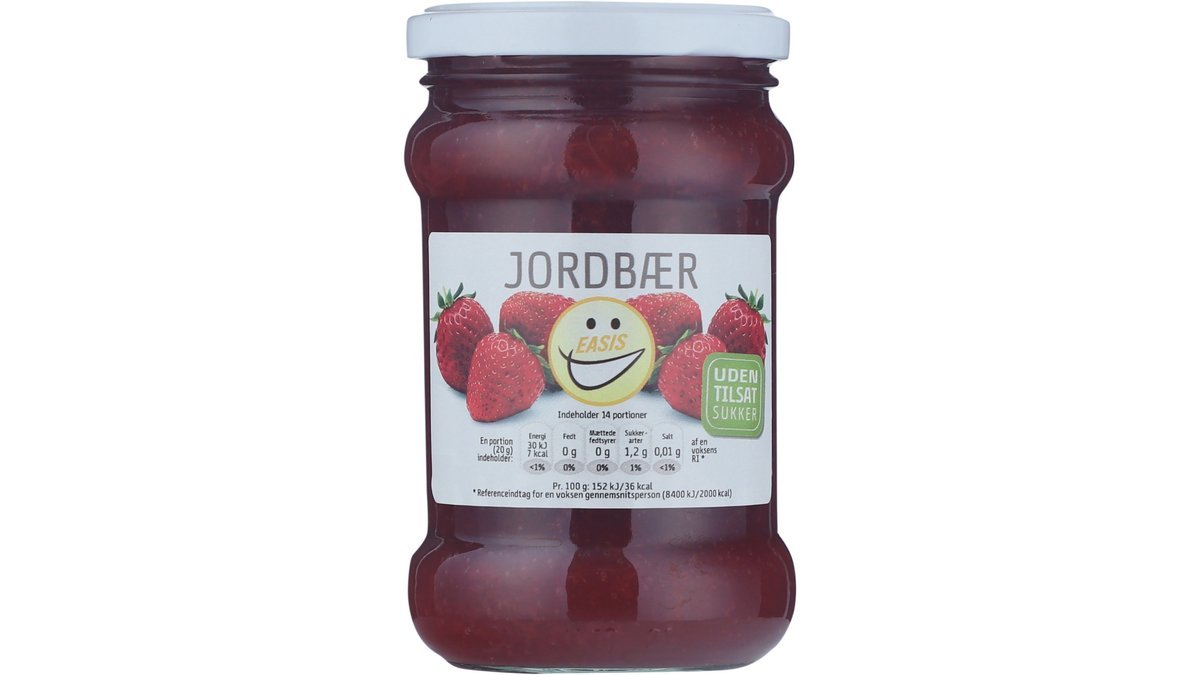 Jordbærmarmelade, EASIS